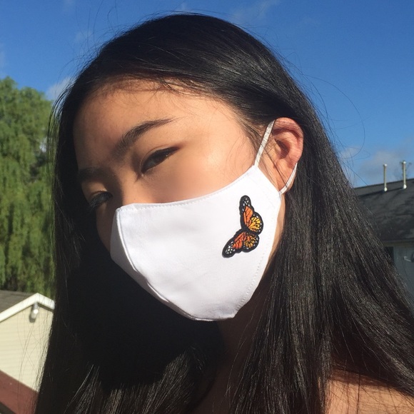Butterfly Reusable Cotton Face Mask - Nonprofit - Picture 1 of 4
